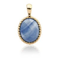 SPARKLING SPARKLING Ketting | Twist pendant  | Blue Aventurine