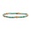 SPARKLING SPARKLING Armband | Rich Green Amazonite Bold Mix Armband | Verguld