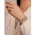 SPARKLING SPARKLING Armband | Rich Green Amazonite Bold Mix Armband | Verguld