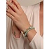 SPARKLING SPARKLING Armband | Rich Green Amazonite Bold Mix Armband | Verguld