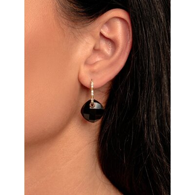 SPARKLING SPARKLING Oorbellen | Edelstenen | Onyx Cushion Cut