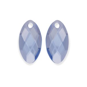 SPARKLING SPARKLING Oorbellen | Edelstenen | Aquamarine Quartz Leaf