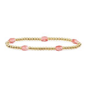 SPARKLING SPARKLING Armband | Cherry Quartz Reverse Edge Mix Armband