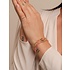 SPARKLING SPARKLING Armband | Cherry Quartz Reverse Edge Mix Armband | Verguld