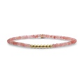 SPARKLING SPARKLING Armband | Cherry Quartz Reverse Universe Armband | Verguld