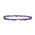 SPARKLING SPARKLING Armband | Amethyst Saturn small armband | Verguld