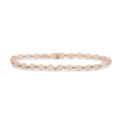 SPARKLING SPARKLING Armband | Rose Quartz Interstellar armband | Verguld