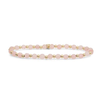 SPARKLING SPARKLING Armband | Rose Quartz Interstellar armband | Verguld