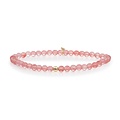 SPARKLING SPARKLING Armband | Cherry Quartz Saturn small armband