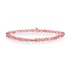 SPARKLING SPARKLING Armband | Cherry Quartz Saturn small armband | Verguld