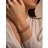 SPARKLING SPARKLING Armband | Cherry Quartz Saturn small armband | Verguld