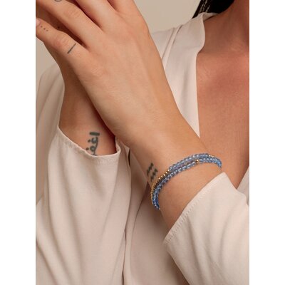 SPARKLING SPARKLING Armband | Aquamarine Quartz Universe armband