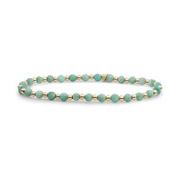 SPARKLING SPARKLING Armband | Rich Green Amazonite Interstellar armband