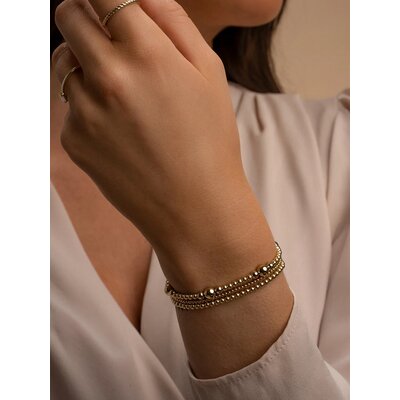 SPARKLING SPARKLING Armband | Bold Mix Eclipse armband | Verguld