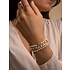 SPARKLING SPARKLING Armband | Pearl Interstellar armband | Verguld