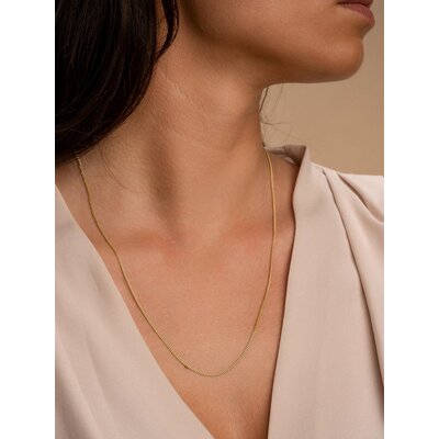 SPARKLING SPARKLING Ketting | Curb Ketting | Verguld