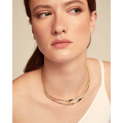 UNOde50 UNOde50  Ketting | SUNSHINE | VERGULD | COL1927NGRORO0U