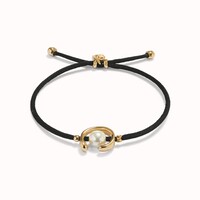 UNOde50 UNOde50 Armband | SER DIFERENTE | ZWART | VERGULD