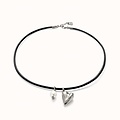UNOde50 UNOde50  Ketting | HEART & PEARL  | FW24