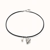 UNOde50 UNOde50  Ketting | HEART & PEARL | COL2014MARMTL