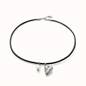 UNOde50 UNOde50  Ketting | HEART & PEARL  | FW24