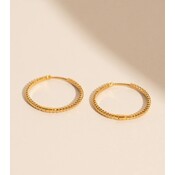 MIAB Jewels MIAB Oorbellen | Large Ballsie Click | Goldfilled