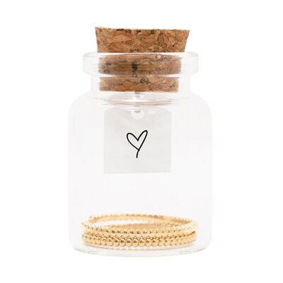 MIAB Jewels MIAB Oorbellen | Large Ballsie Click | Goldfilled