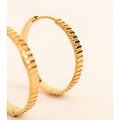 MIAB Jewels MIAB Oorbellen | Large Lined Click | Goldfilled