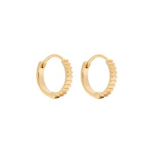 MIAB Jewels MIAB Oorbellen | Lined Click | Goldfilled