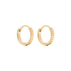 MIAB Jewels MIAB Oorbellen | Lined Click | Goud