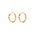MIAB Jewels MIAB Oorbellen | Lined Click | Goldfilled