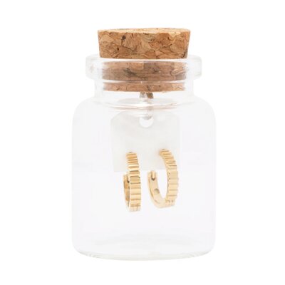 MIAB Jewels MIAB Oorbellen | Lined Click | Goldfilled