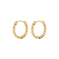 MIAB Jewels MIAB Oorbellen |  Role Click | Goldfilled