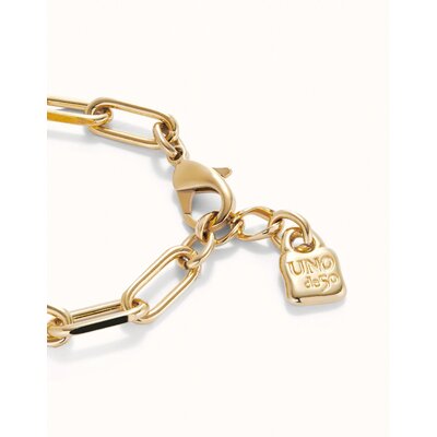 UNOde50 UNOde50 Armband | SER VALIENTE | SCHAKEL | 18K VERGULD | PUL2468ORO000