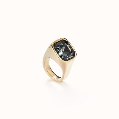 UNOde50 UNOde50 Ring | SER SIN COMPLEJOS | VERGULD | KRISTAL | ANI0823GRSORO