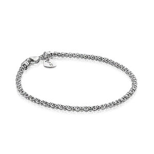 ZINZI ZINZI Armband | POPCORN | ZILVER | 3mm | ZIA1288