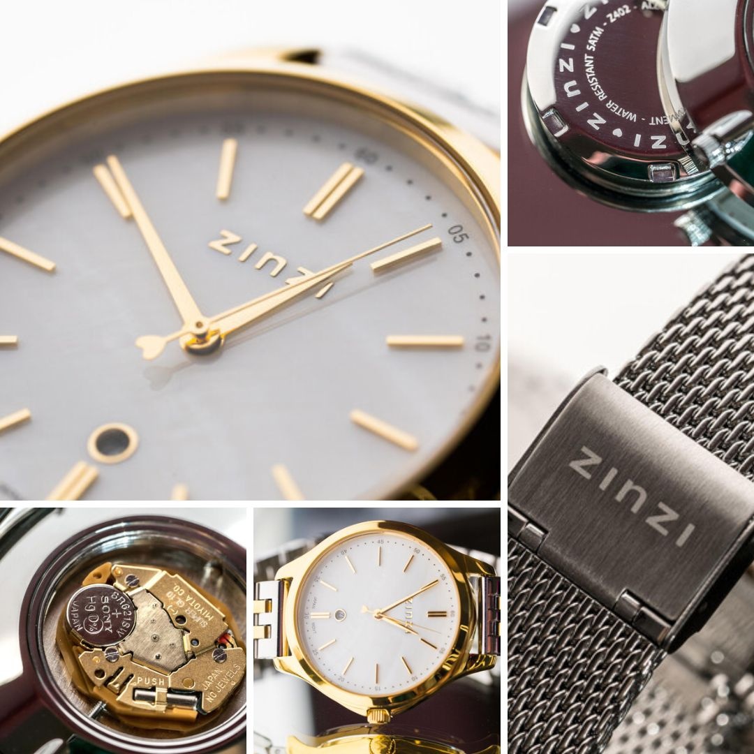 ZINZI Horloge ROMAN GOUD ZIRCONIA ZIW543M Lovable Things Exclusieve Sieraden