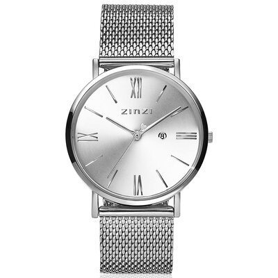 ZINZI ZINZI Horloge | ROMAN | ZILVER | ZIW502M