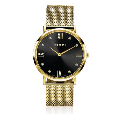 ZINZI ZINZI Horloge | ROMAN | GOUD | ZIRCONIA | ZIW543M