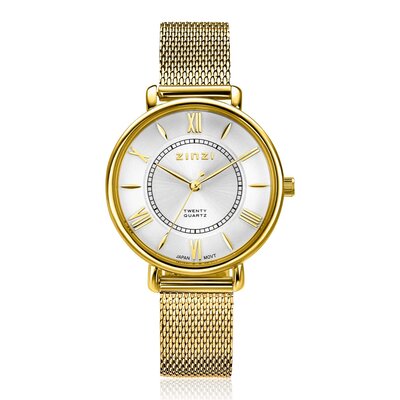 ZINZI ZINZI Horloge | TWENTY | GOUD | ZIW2033
