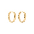 MIAB Jewels MIAB Oorbellen |  Ruffle Click | Goldfilled