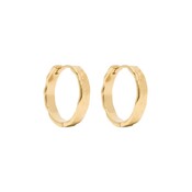 MIAB Jewels MIAB Oorbellen |  Ruffle Click | Goldfilled