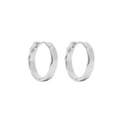 MIAB Jewels MIAB Oorbellen |  Ruffle Click | Zilver