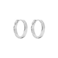 MIAB Jewels MIAB Oorbellen |  Ruffle Click | Zilver