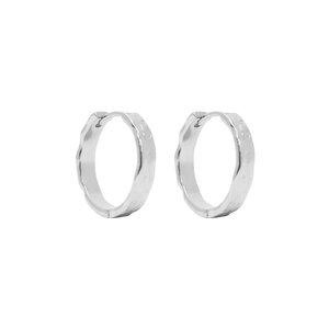 MIAB Jewels MIAB Oorbellen |  Ruffle Click | Zilver