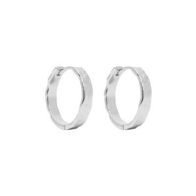 MIAB Jewels MIAB Oorbellen |  Ruffle Click | Zilver