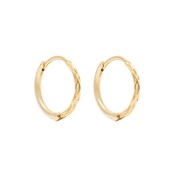 MIAB Jewels MIAB Oorbellen |  Polished Click | Goldfilled