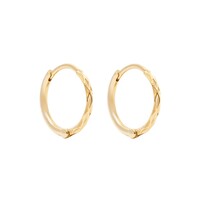 MIAB Jewels MIAB Oorbellen |  Polished Click | Goldfilled