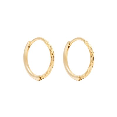 MIAB Jewels MIAB Oorbellen |  Polished Click | Goldfilled