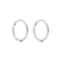 MIAB Jewels MIAB Oorbellen |  Polished Click | Zilver